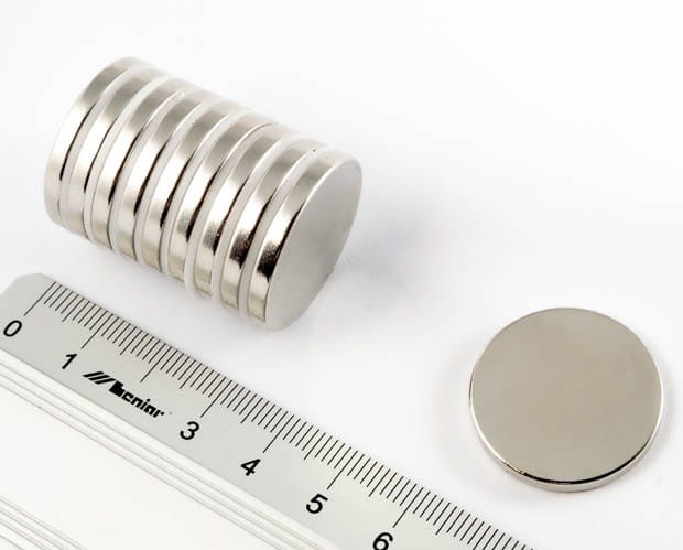 MW 25x3 N38 - magnes neodymowy