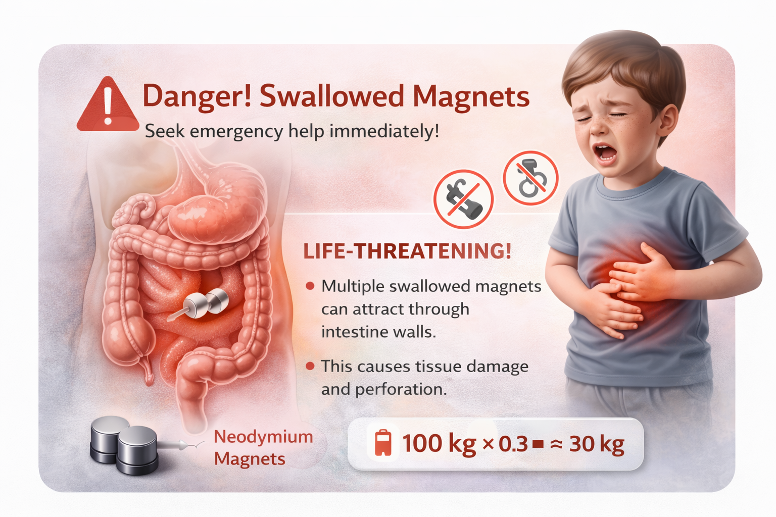 Are neodymium magnets safe for children?